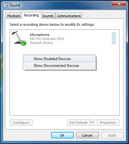 Screencap showing the other view options