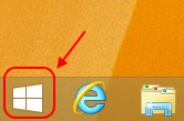 Screencap showing where to find the Windows button